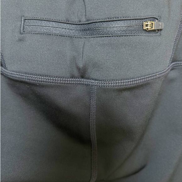 Athleta Womens Colorblock Sonar Mesh 7/8 Leggings Navy Blue Pink Medium - Picture 6 of 8